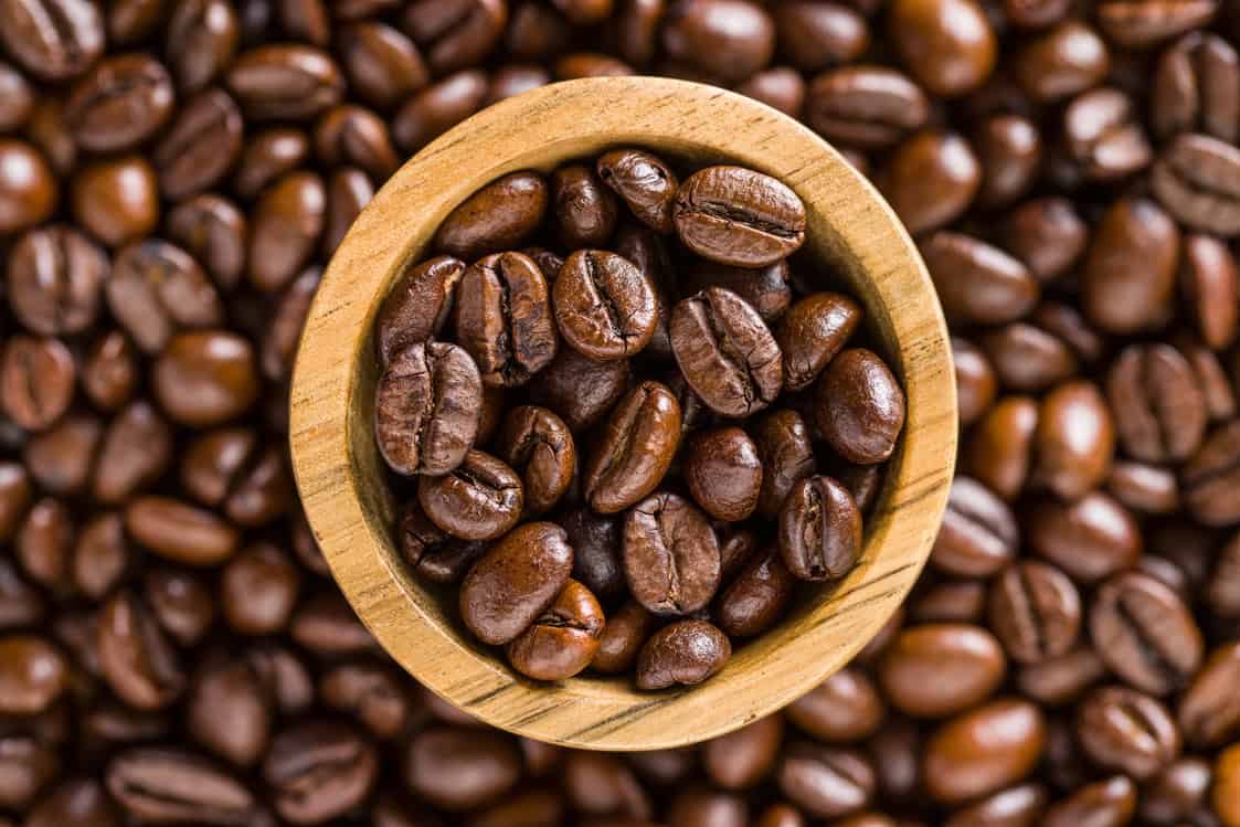 دانه‌های قهوه عربیکا کلمبیا اسپشیالیتی تازه برشته شده