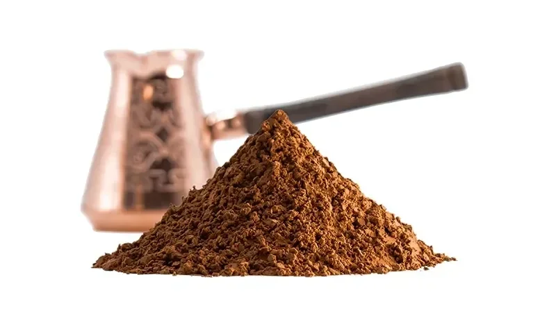 پودر قهوه ترک بسیار ریز آسیاب شده